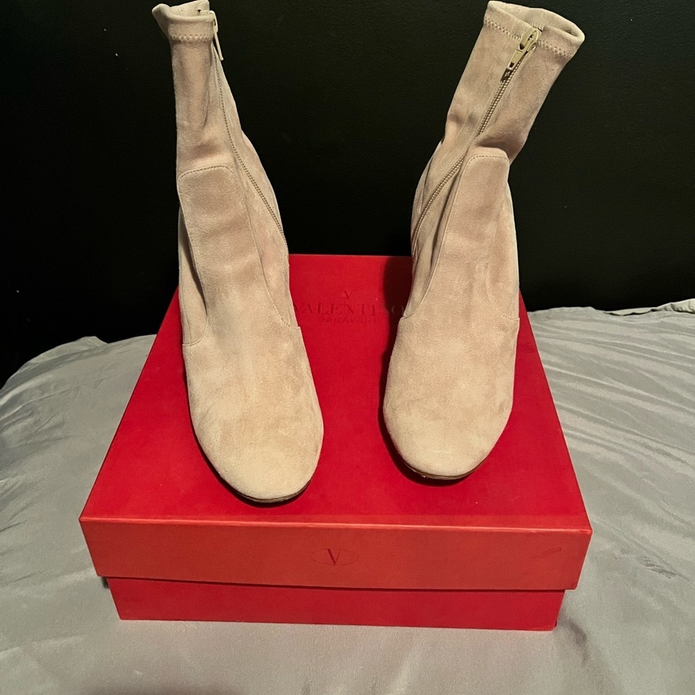 Valentino Suede Booties